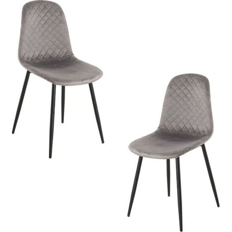 Packs Sillas Comedor - Pack 2 Sillas Boide - Gris (1/5)