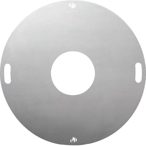 Napoleon – Plancha brasero 75cm pour barbecue charbon Kettle 47 et 57 cm – Acier grainé 5mm – Zones de cuisson différenciées pour viandes et légumes (1/4)
