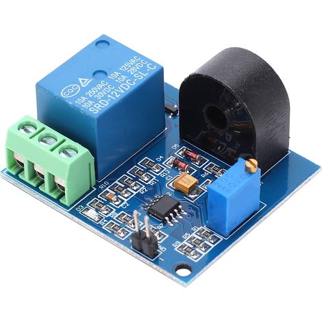 Relais 12V Détection Courant AC Module Capteur Protection Surintensité Sortie Signal Commutateur (1/5)