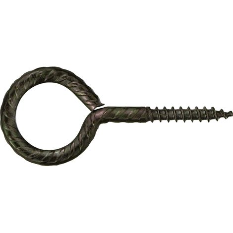 Occhioli rustici per legno 4,0x20x10 mm. - 2 pz.