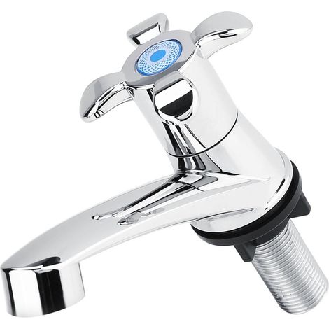 Robinet de lavabo, ABS, eau froide, G1/2, pour meuble-lavabo (1/5)