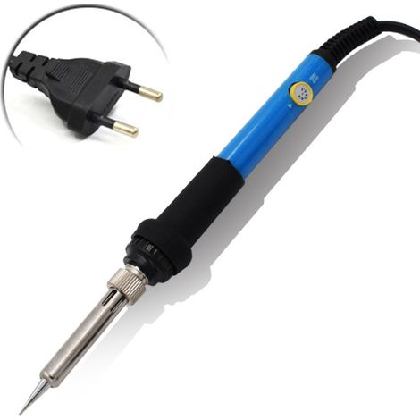 Tragbarer 60-W-Lötkolben mit einstellbarer Temperatur, Mini-Elektrolötkolben, tragbares Reparatur- und Lötwerkzeug (1/4)