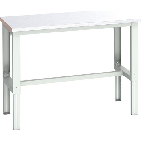 Bott 41003639.16V Cubio Adjustable Bench, Steel Clad Top 1500 x 750mm BOT41003639