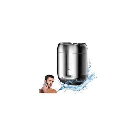 Rasoir Electriques Hommes, 2025 Nouveau IPX7 Mini Résistant à l'eau Multifonctionnel Rasoir électrique Pour Homme, Wet & Dry PortableTondeuse Barbe Homme, Rasoir Intime Homme (Argent) (1/5)