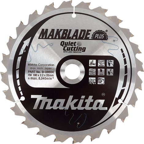 Lame de scie Makita 260x2 3x30 0 mm Z24 20°