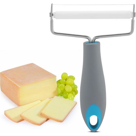 Râpe à fromage inox antiadhésive, coupe-fruits et légumes, trancheuse multifonction, 2 pièces (1/5)