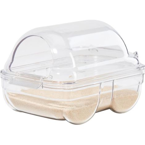 Salle Bain Hamster, Toilette Salle Bains Sable Hamster pour Petit Animal Hamster Gerbill Souris Lemming Nains (XS)
Visiter la boutique TOKAYIFE (1/5)