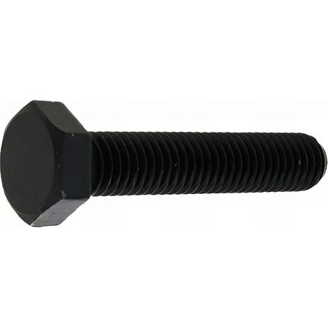 100 Vis métaux tête hexagonale DIN933 Acier Brut 10,9 - diamètre 6,0 mm - Longueur 40 mm mm - Diamètre 6 mm