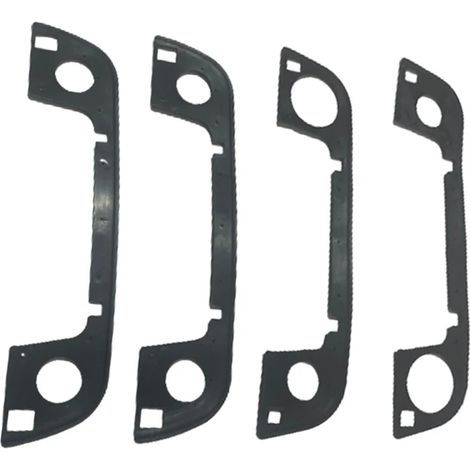 (4 joints d'étanchéité - Chine continentale) Joints d'étanchéité en caoutchouc pour poignées de porte extérieures avant ou arrière de voiture, compatibles avec les BMW Série 3, 5 et 7 (E36, E34, E32). (1/4)