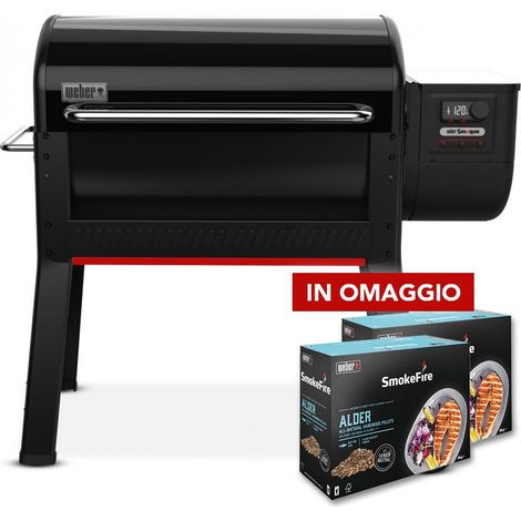 Barbacoa Weber Pellet Smoque Xl Negro Cód. 1500805