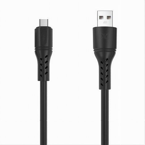 Trade Shop - TYP-C 1MT 5A SUPERCHARGE USB CABLE HEADING RESISTANT DATA SMARTPHONE F-TC046 -