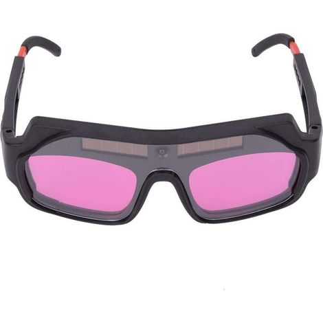QAZQA Lunettes de protection de soudeur, lunettes de protection des yeux à gradation automatique avec branches réglables accessoires de soudage (1/5)