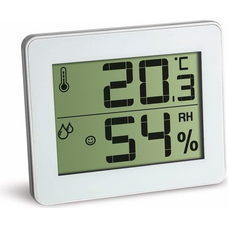 TFA Digitales Thermo-Hygrometer 30.5027.02, weiß