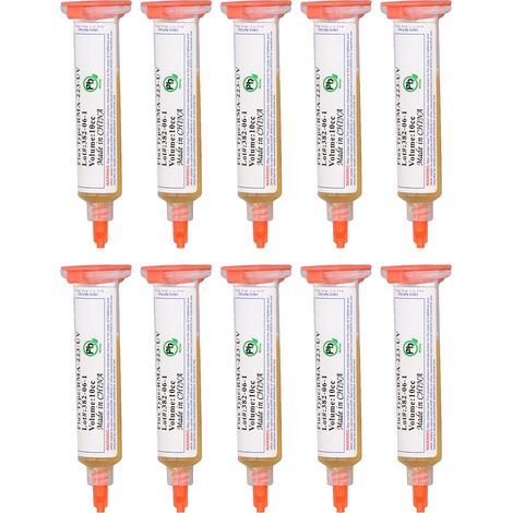 10 Pcs Pâte à Souder Sans Nettoyage 10cc Haute Isolation Flux Réparation pour Téléphone Ordinateur BGA 223 (1/5)