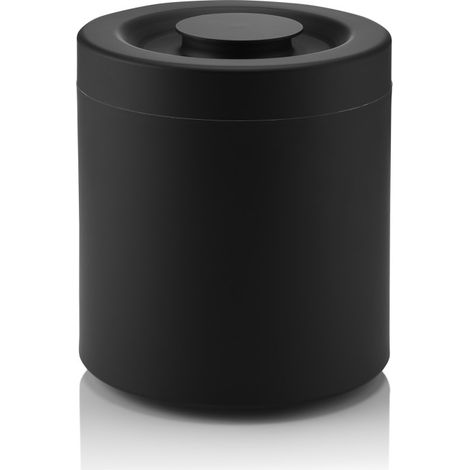Seau à glace et couvercle Ø 18,5 cm H 21 cm noir mat aluminium polystyrène NOCTURN - Was Germany (1/2)