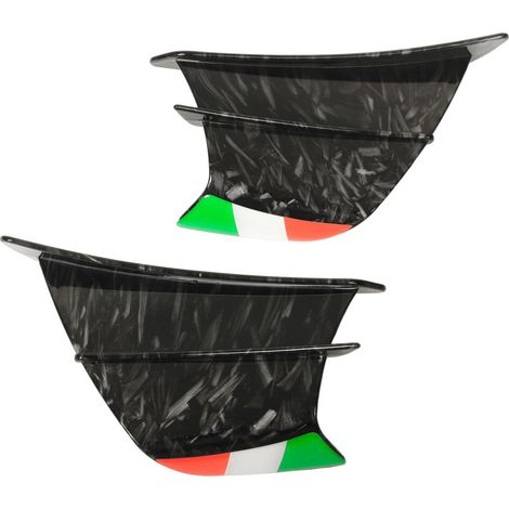 Motorradverkleidungen für NINJA 400, 250, Z900, Z1000, glänzende Marmoroptik, 2er-Pack