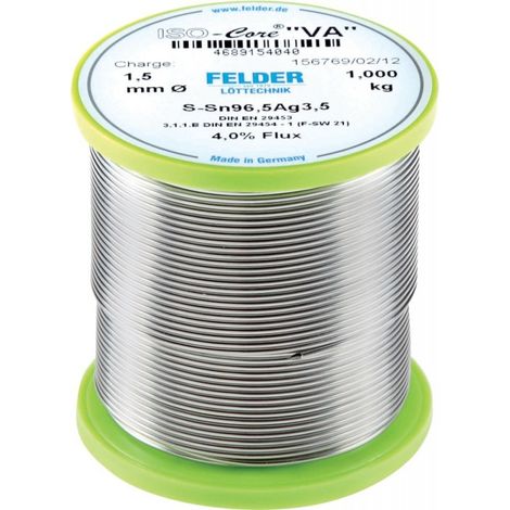 Hilo soldadura Va Sn 96,5 D:1,5 mm 250 g (por 250)