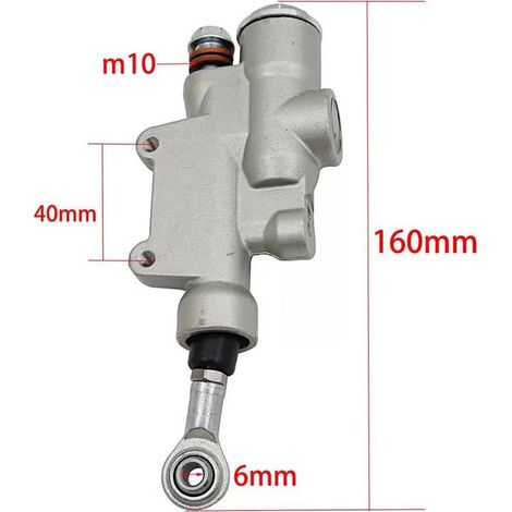 Applicable au maître-cylindre de frein à disque arrière des motos tout-terrain Husqvarna KTM 2 temps K16K18 Hengjian NC (1/4)