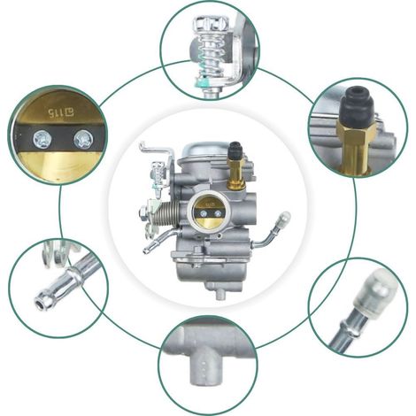 EN125-3/E/F is compatible with the carburetor of the Zuanbao HJ125K-2A/3A National III GN125-2F Ruishuang motorcycle.--DTEKGAZ