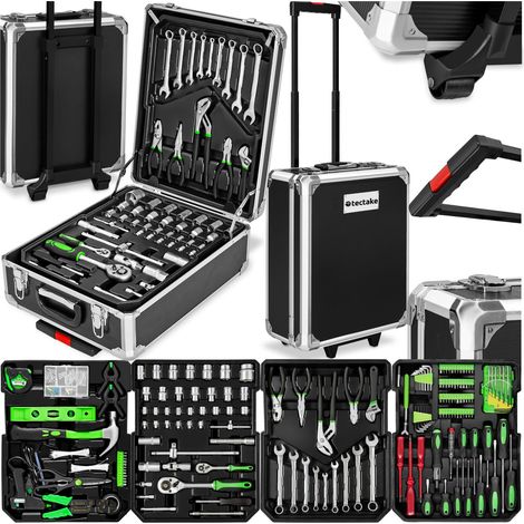 Caisse à outils en aluminium 1200 pièces noir