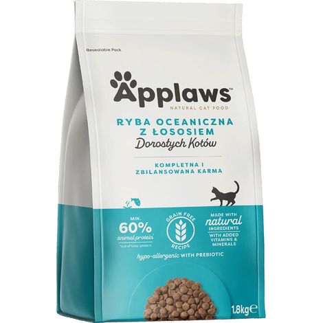 APPLAWS Adult Ocean fish with salmon - dry cat food - 1.8kg