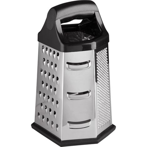 (1 pièce) Râpe manuelle multifonctionnelle à six faces en acier inoxydable, accessoire de cuisine (1/5)