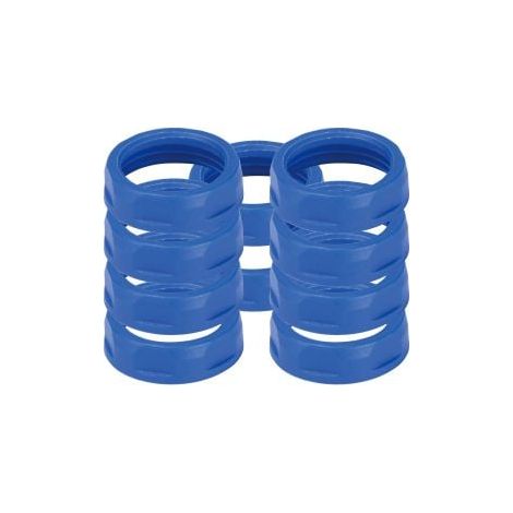 Écrou de sécurité Makita M28 bleu 10 pièces - 184680-1