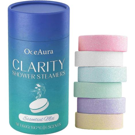 Pastilles de douche d'aromathérapie - Nettoyant corporel hydratant à l'eucalyptus, à la lavande, aux agrumes et plus encore (1/5)