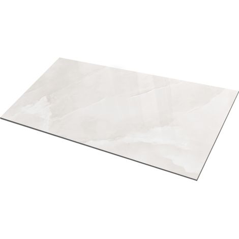 Lavita Fliese Feinsteinzeug Wand- und Bodenfliese Jeniffer White Glänzend 60x120 Rektifizierte Frostbeständig Qualität Gresfliesen : 1,44 m2 pro Packung