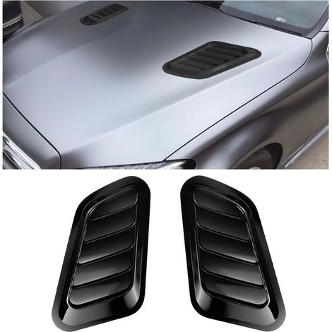 Universal decorative ABS air scoop for cars - Modified accessory (black) (1/5)