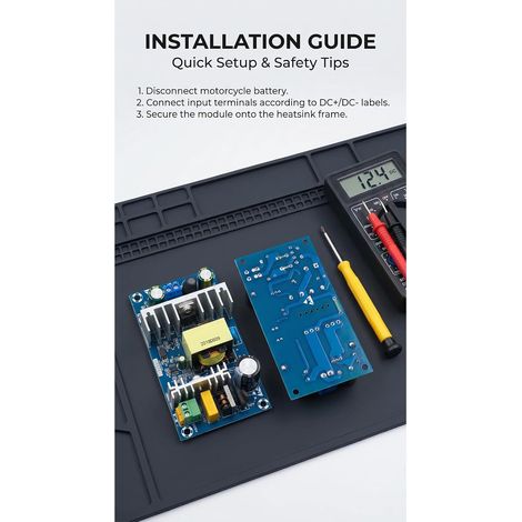 Carte d ' Alimentation pour projets électroniques, Module de Commutation 24 V 4 A 100 W avec Protection de Circuit, dissipateurs Thermiques en Aluminium et Disposition de Carte compacte (1/5)