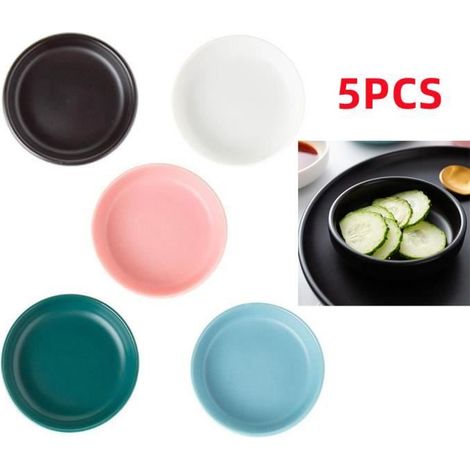 Bol à Tapas - Céramique - 5pcs - Rond - Compatible lave-vaisselle - Couleurs variées (1/4)