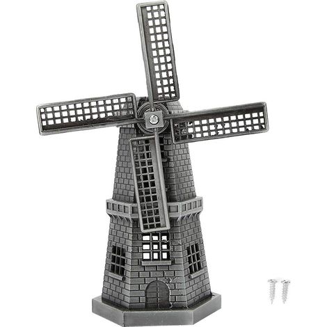 Ornements de Moulins à Vent de Hollande Rétro Classique Style Européen avec Boîte à Vis pour la Décoration de la Chambre à Coucher (1/5)
