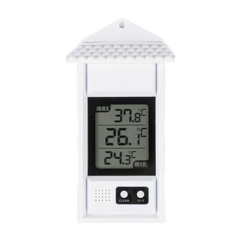 TERMOMETRO DIGITALE THERM06 VELAMP  PP BIANCO 10/+50  °C CM 60X170