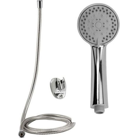 Cleafe - Kit Doccetta Doccino Multigetto Soffione Doccia Bagno Con Laccio 1,8mt Staffa 69328 - (1/2)