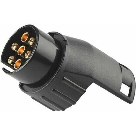7-poliger auf 13-poliger Anhängerstecker-Adapter – wasserdichter 12-V-Anschluss für Anhängerkupplung – Zubehör für Pkw und Lkw (1/5)