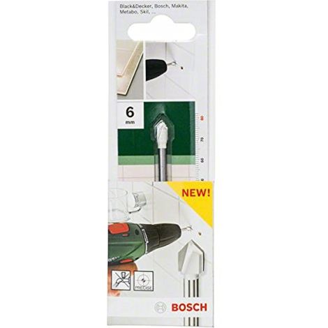 Bosch Fliesenbohrer D= 6,0 mm L= 80 mm - 2609255580