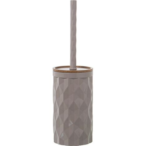 Brosse WC acrylique origami beige (1/3)