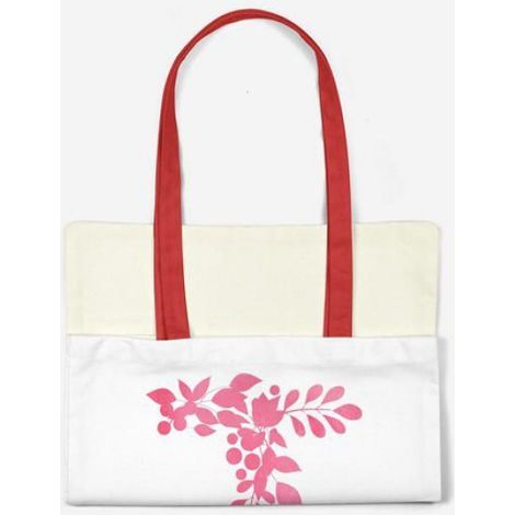 Sac Shopping Tote Bag - Coton 34x40 cm - Anses Longues 30 cm - Réutilisable - 1 Pièce (1/4)