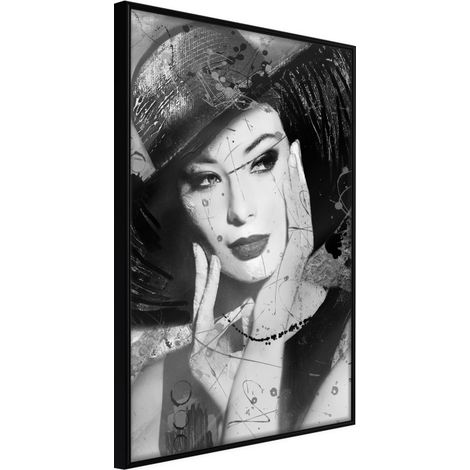 Affiche Murale Encadrée "Extraordinary Beauty" 40 x 60 cm Noir