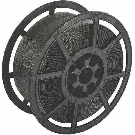 Feuillard pour cerclage, Noir, largeur 12.4mm, longueur 1000m ( Prix pour 1 )