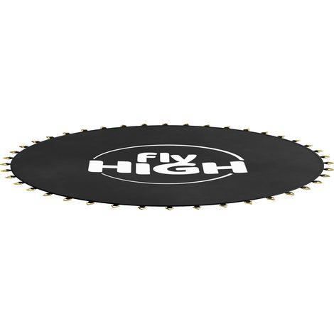 Jumpoo - Tappeto elastico di Ricambio per Trampolino Bambini Ø250 cm in Polipropilene Nero