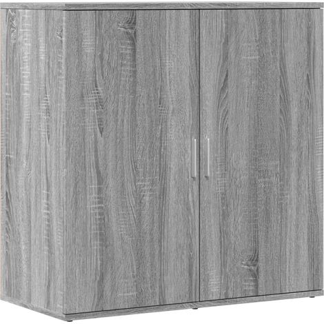Credenza credenza cassettiera mobile contenitore organizer cucina soggiorno soggiorno Sonoma 79 x 38 x 80 cm derivati del legno grigio 020036527