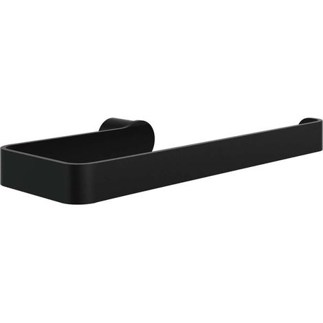 Ravak Fold - Portasciugamani, lunghezza 22 cm, nero opaco X07P1358 (1/3)