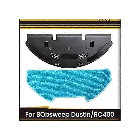 Ersatz-Wischmopp-Halterungsset für BObsweep Dustin/RC400 Staubsauger, Mikrofaserpads, effizient (1/5)