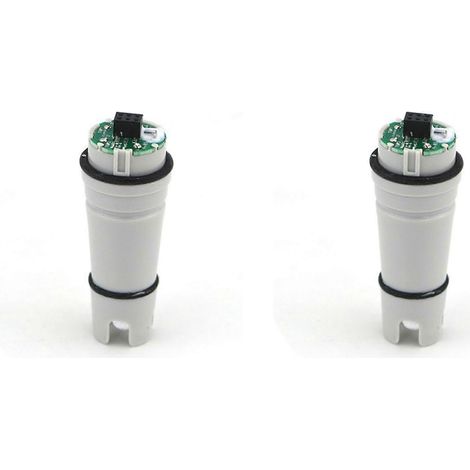 2 sondes de rechange pour pH-mètre PH818 (blanches) - Pièce de rechange pour testeur de qualité de l'eau - Compatible avec les aquariums (1/5)