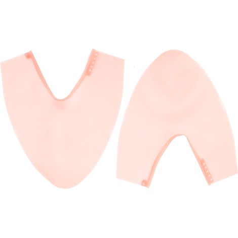 Couvre-chaussures en silicone double face, articles de coiffure essentiels, tondeuse à cheveux de coiffeur, couvre-cheveux, outils de salon de coiffure, rose. (1/5)