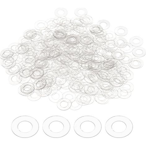 300pcs Rondelles Plates PVC Joint D'étanchéité pour Tuyau D'eau (1/5)