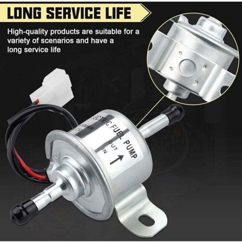 Pompe à carburant électrique 12V - LUSKYKA - Compatibilité Yanmar 3TNV88, 4TNV88, 4TNV84 - Compatibilité Takeuchi TB230 (1/4)