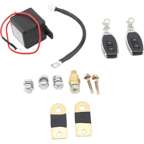 Interrupteur de déconnexion de batterie à distance, 12V, antivol, pour bateau marin, camping-car, camion, ATV, 250A. (1/2)